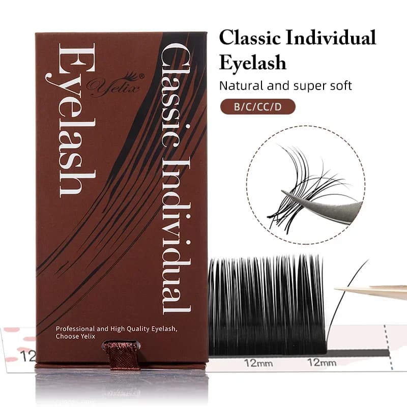Super Matte klasické individuální řasové prodloužení 0.18mm
