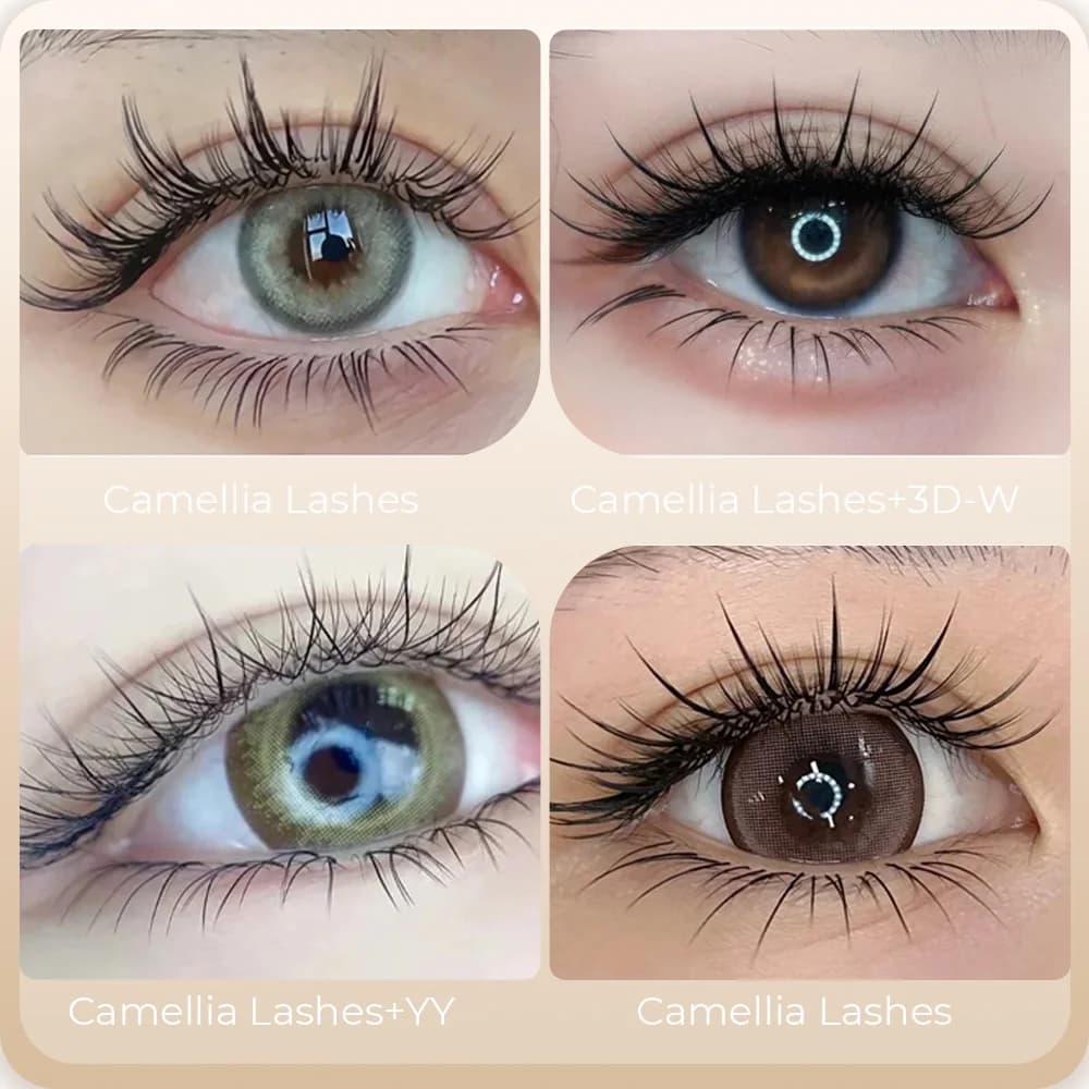 Camellia Bloom individuální prodlužující řasenky s lepidlem