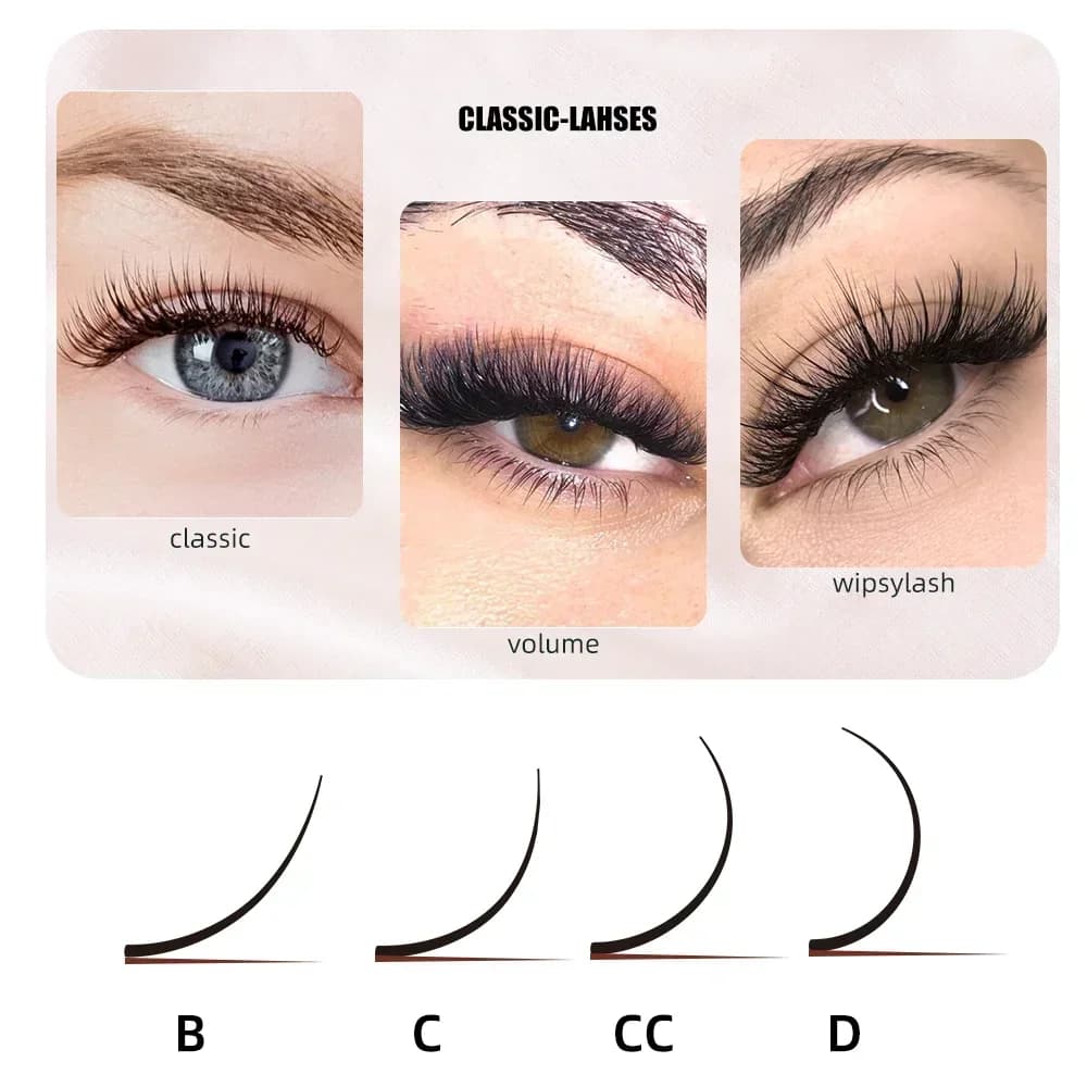 Super Matte klasické individuální řasové prodloužení 0.18mm