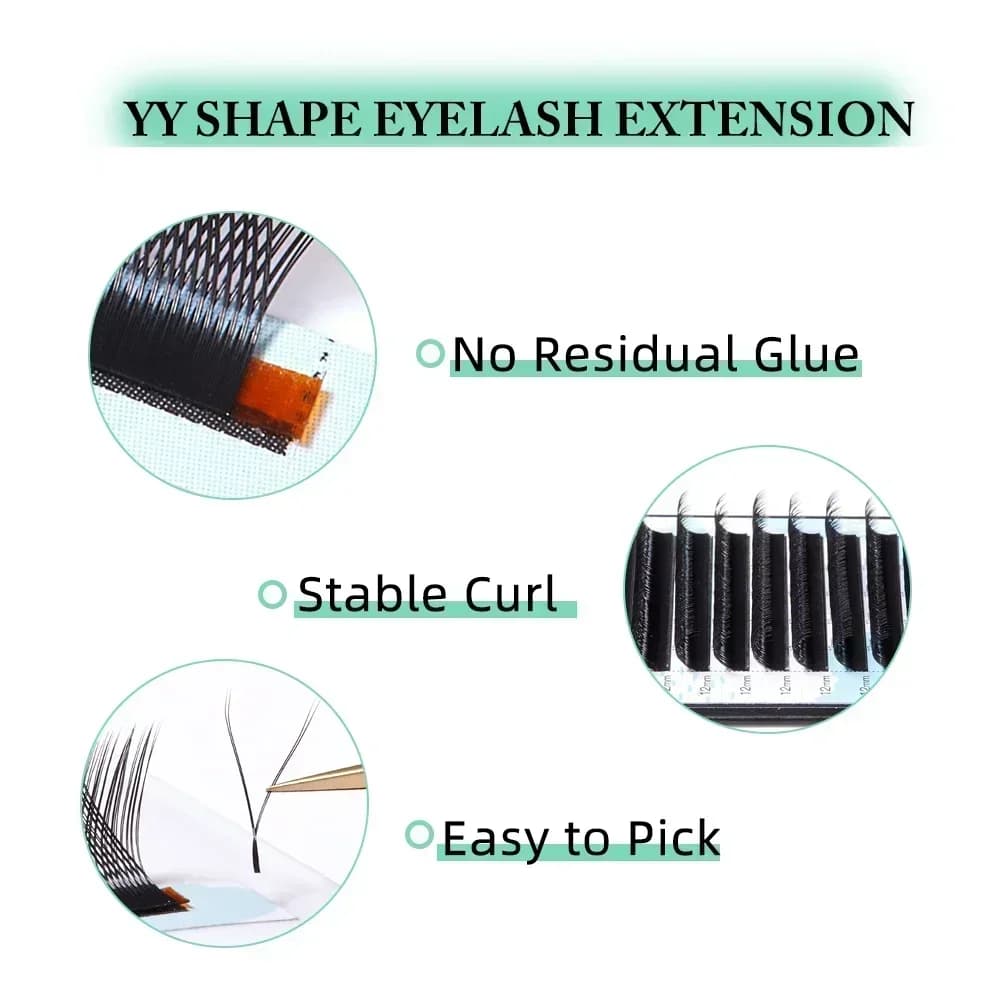 Měkké brazilské objemové prodlužující řasy