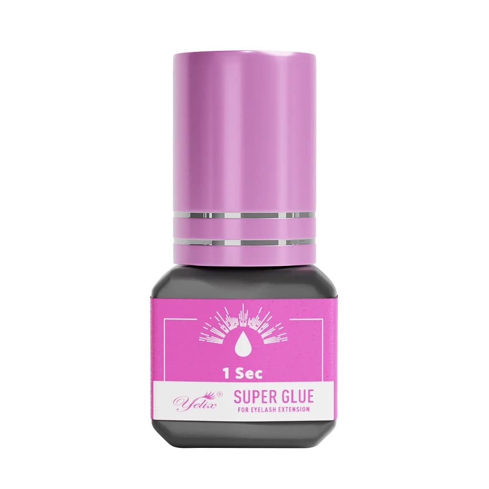 Lepidlo na prodloužení řas 5 ml, rychlé schnutí 0,5 s, silná fixace
