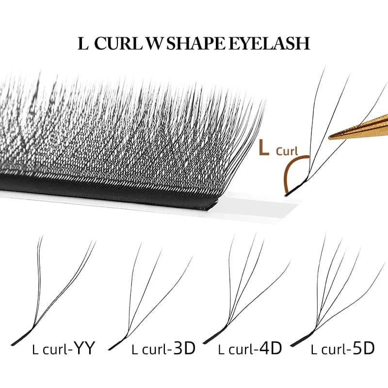 Předpřipravené objemové vějířky Bloom YY 3D-5D
